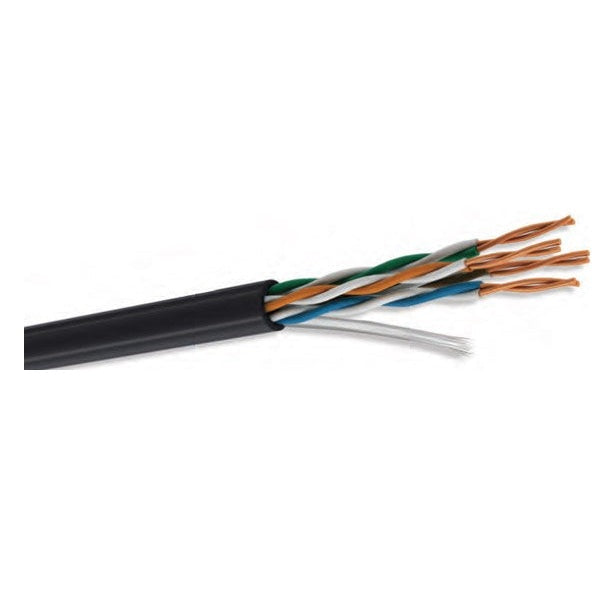 BOBINA UTP CAT6 PARA EXTERIOR, 4 PARES, 23 AWG, BOBINA DE 305 MTS, 100% COBRE, CONDUMEX 667666-45 ,COLOR NEGRO