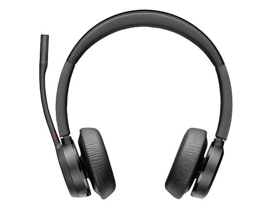 HP POLY VOYAGER 4320 (77Y98AA). AURICULARES INALÁMBRICOS BIAURALES CON TECNOLOGÍA BLUETOOTH 5.2. USB-A + DONGLE BT700, CANCELACIÓN DE RUIDO, CARGA RAPIDA.
