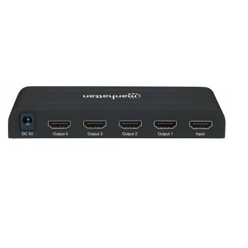 207515 VIDEO SPLITTER HDMI 4K DE 4 PUERTOS; MULTIPLICA UNA SEÑAL DE AUDIO/VIDEO DIGITAL DE ALTA DEFINICIÓN HASTA PARA CUATRO PANTALLAS HDMI 4K
