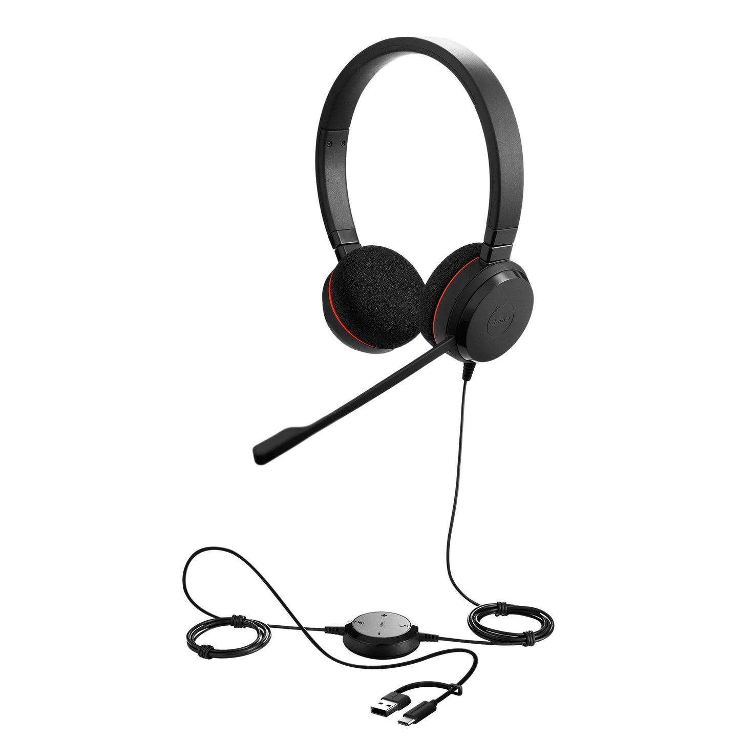 JABRA EVOLVE 20 STEREO UC, USB C/A ADAPTER SKU: 4999-829-269
