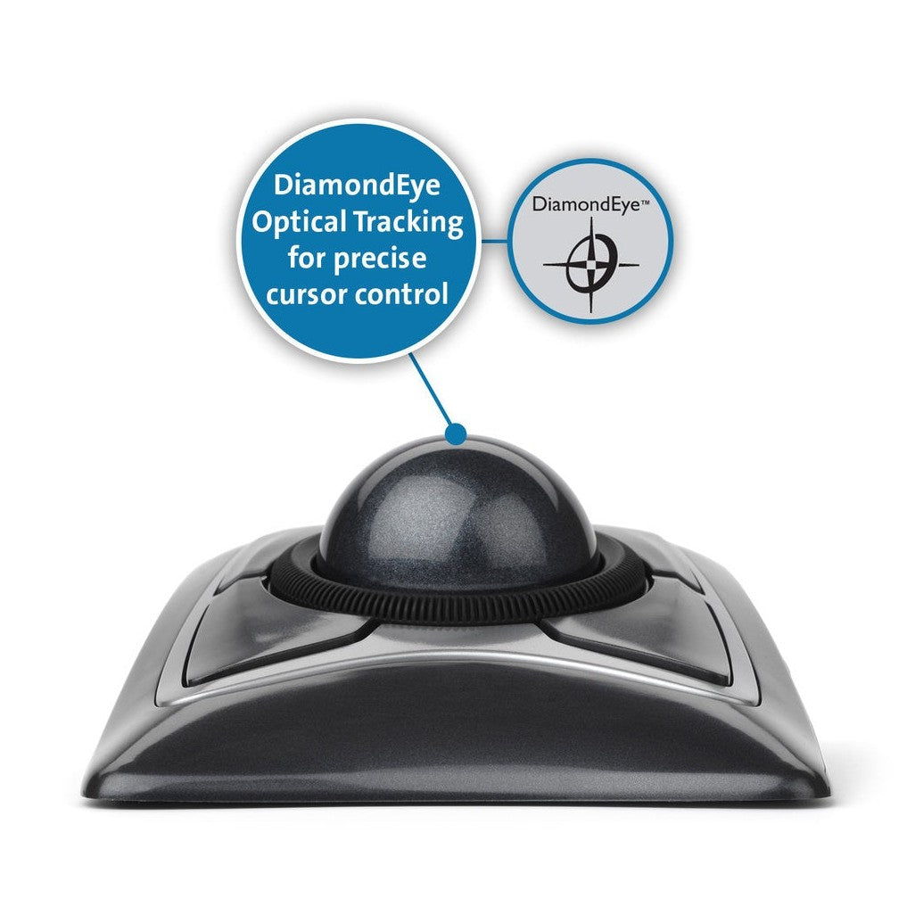 TRACKBALL CON CABLE KENSINGTON K64325, NEGRO