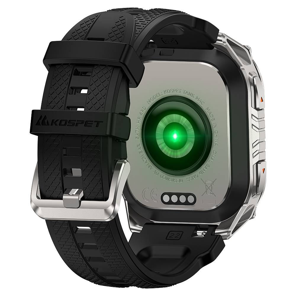 SMARTWATCH KOSPET KOSPET TANK M4C TMKO-007, NEGRO, 10 DÍAS, RESISTENTE AL AGUA