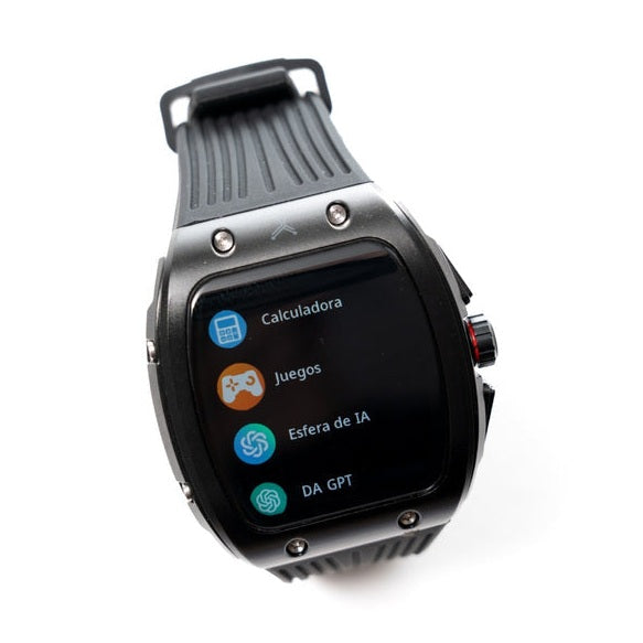 RELOJ INTELIGENTE CON ASISTENTE VIRTUAL CHAT GPT METRION COLOR NEGRO| PERFECT CHOICE