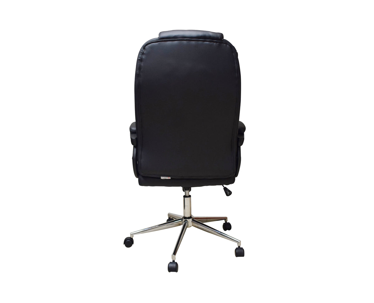 SILLA EJECUTIVA NACEB TECHNOLOGY NEGRO NA-0930N, EJECUTIVA, ASIENTO ACOLCHADO, NEGRO, VINIPIEL