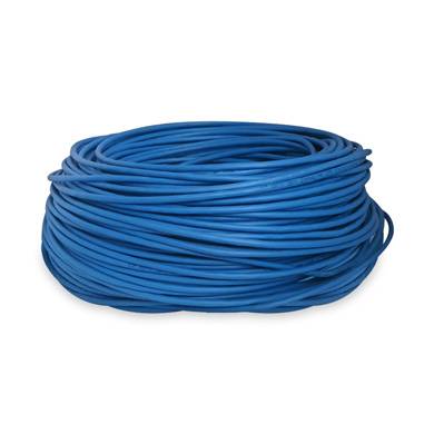 BOBINA UTP, CAT5E, 305 M, INTERIOR, AZUL, CCA, BROBOTIX 065200