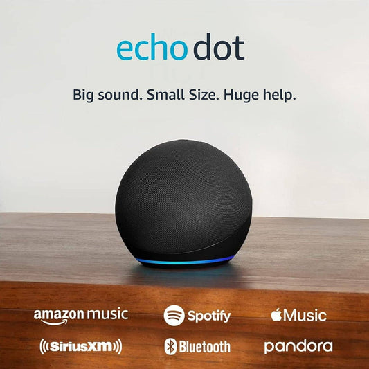 AMAZON ECHO DOT 5TH GEN CON ASISTENTE VIRTUAL ALEXA B09B8V1LZ3 CHARCOAL