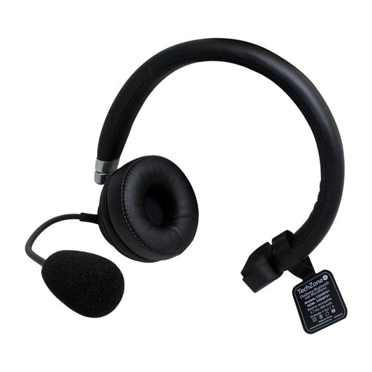DIADEMA DIN THREE TECHZONE, INALÁMBRICA BT CON MICRÓFONO INTEGRADO, 1 AÑO DE GARANTÍA.