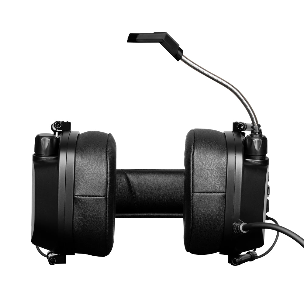 DIADEMA GAME FACTOR HSG550 CONEXIÓN POR USB / MICRÓFONO AJUSTABLE / SURROUND 7.1 / NEGRO