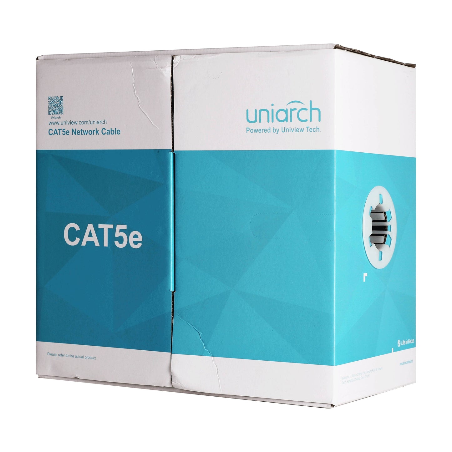 CABLEADO UTP UNIARCH CAB-LC2100A-IN, 305 M, CAT5E, AZUL, CABLEADO POR UTP, INTERIOR