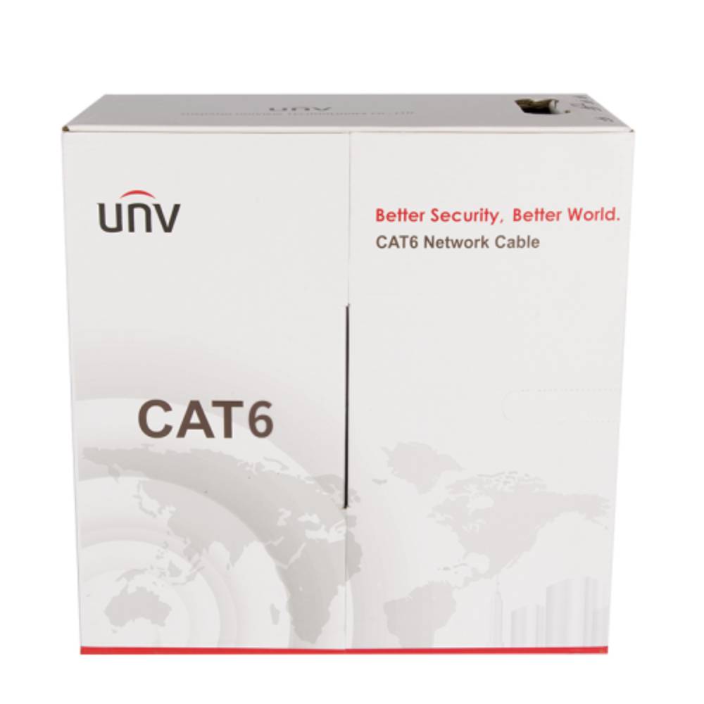 CABLEADO UTP UNIARCH CAB-LC3100A-IN, 305 M, CAT6, AZUL, CABLEADO POR UTP, INTERIOR