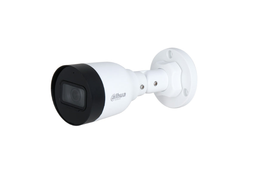 DAHUA IPC-HFW1230S1-A-S5-CÁMARA IP BULLET DE 2MP, LENTE DE 2.8MM, 102°, MICRÓFONO, COMPRESIÓN H.265+, IR DE 30M, PROTECCIÓN IP67, POE, DWDR