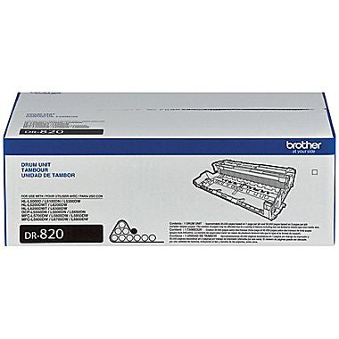 TAMBOR BROTHER VALOR DR820 NEGRO, RENDIMIENTO APROXIMADO 30,000 PÁGINAS