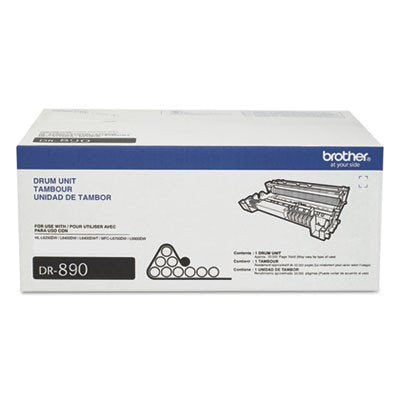 TAMBOR BROTHER VALOR DR890 NEGRO, RENDIMIENTO APROXIMADO 50,000 PÁGINAS, COMPATIBLE CON HLL6400DW, MFCL6900DW