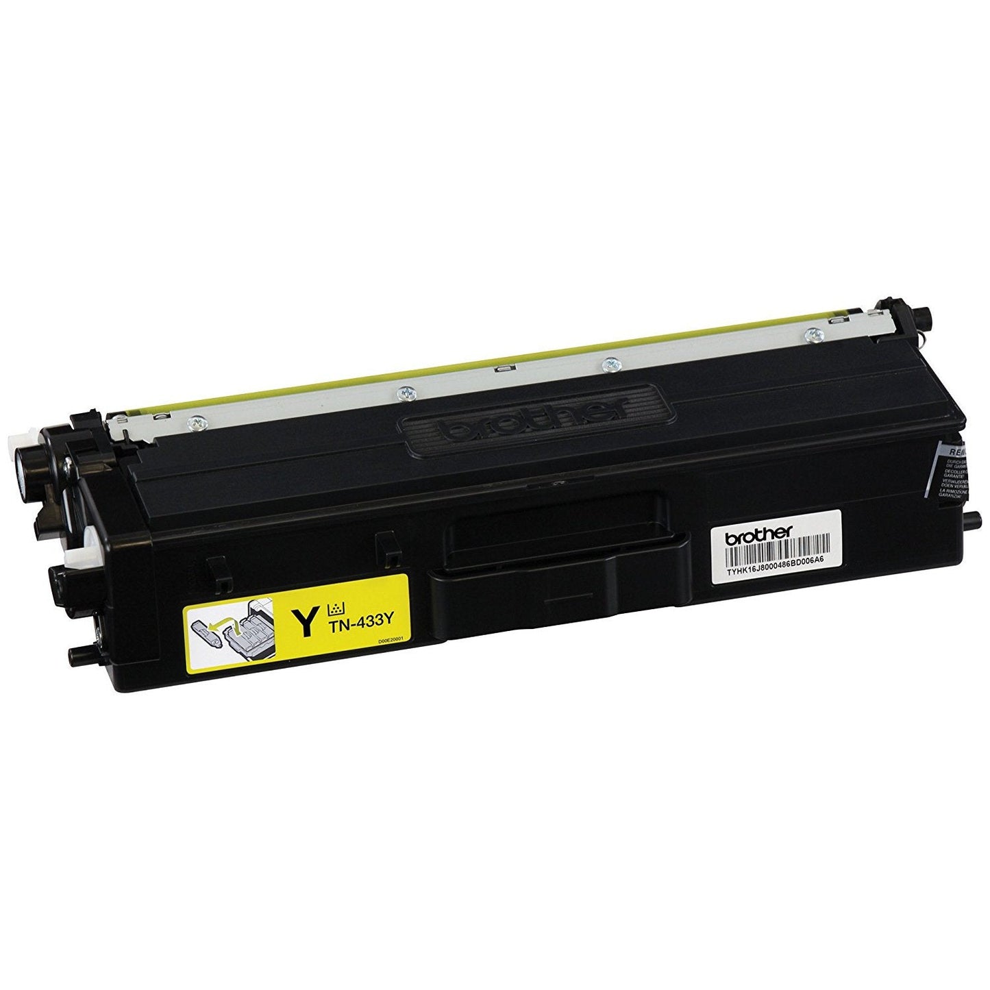 TÓNER BROTHER TN433Y AMARILLO, RENDIMIENTO APRÓXIMADO 4,000 PÁGINAS, COMPATIBLE CON MFCL8900CDW