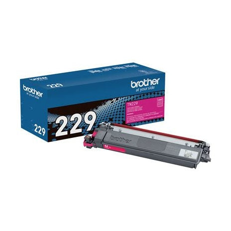 TONER BROTHER TN229M MAGENTA, RENDIMIENTO APROXIMADO HASTA 1,200 PÁGINAS, COMPATIBLE CON DCPL3560CDW, MFCL3780CDW