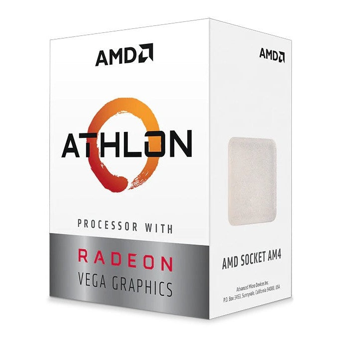 AMD ATHLON 3000G, 2 NÚCLEOS, SOCKET AM4, CON GRÁFICOS RADEON VEGA 3.