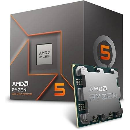 AMD RYZEN 5 8400F, 6 NÚCLEOS, SOCKET AM5, CON VENTILADOR, SE REQUIERE UNA TARJETA GRÁFICA INDEPENDIENTE