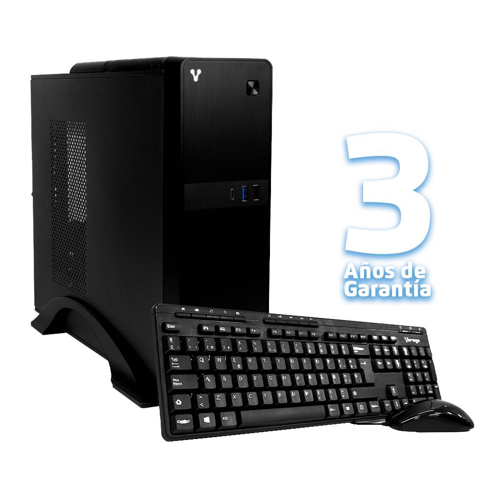 COMPUTADORA VORAGO SLIMBAY SB5 I5, INTEL CORE, I5-10400, 8 GB, 240 GB INCLUYE KIT DE TECLADO Y MOUSE, 3 AÑOS DE GARANTÍA
