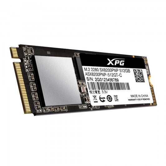 SSD ADATA ASX8200PNP-512GT-C, 512 GB, PCI EXPRESS, 3500 MB/S, 2400 MB/S