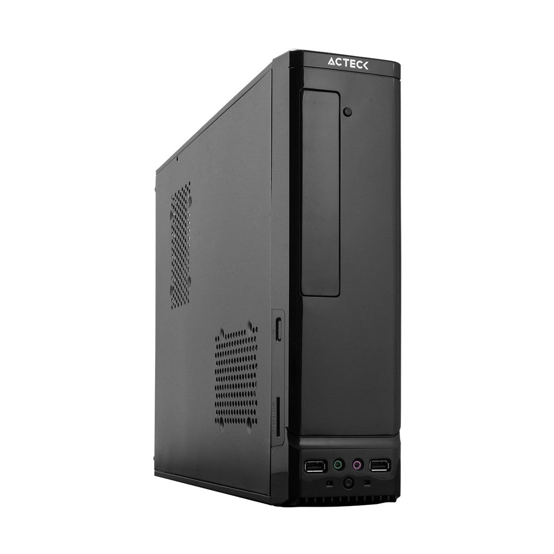GABINETE ACTECK ATOM GS240 MICRO DESKTOP SLIM MICRO ATX Y MINI ITX USB 2.0 FUENTE 450W 1 VENT