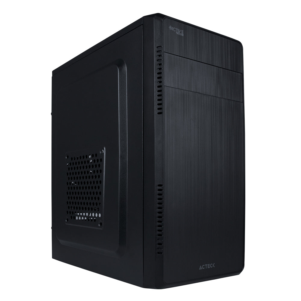 GABINETE ACTECK GI240 KIOTO ESSENTIAL SERIES, GABINETE MICRO ATX, MINI ITX, NEGRO, 500 W