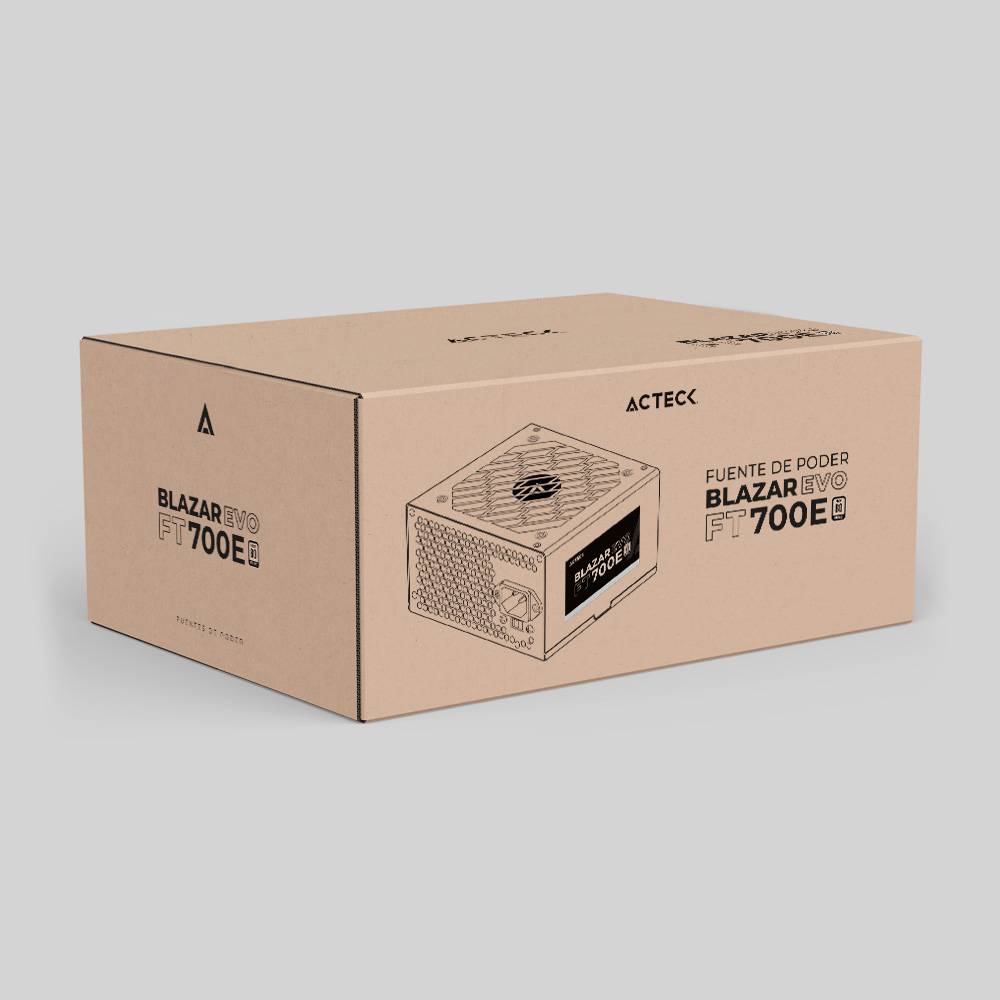 FUENTE DE PODER ACTECK BLAZAR EVO FT700E ADVANCED SERIES ATX 700W