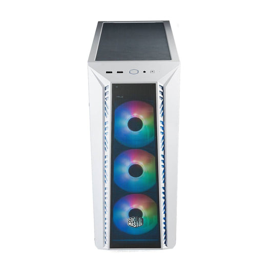 GABINETE COOLER MASTER MB520-WGNN-S00 MASTERBOX 520 ARGB CON VENTANA, MIDI-TOWER, ATX/EATX/MICRO ATX/MINI-ITX, USB 3.2, SIN FUENTE