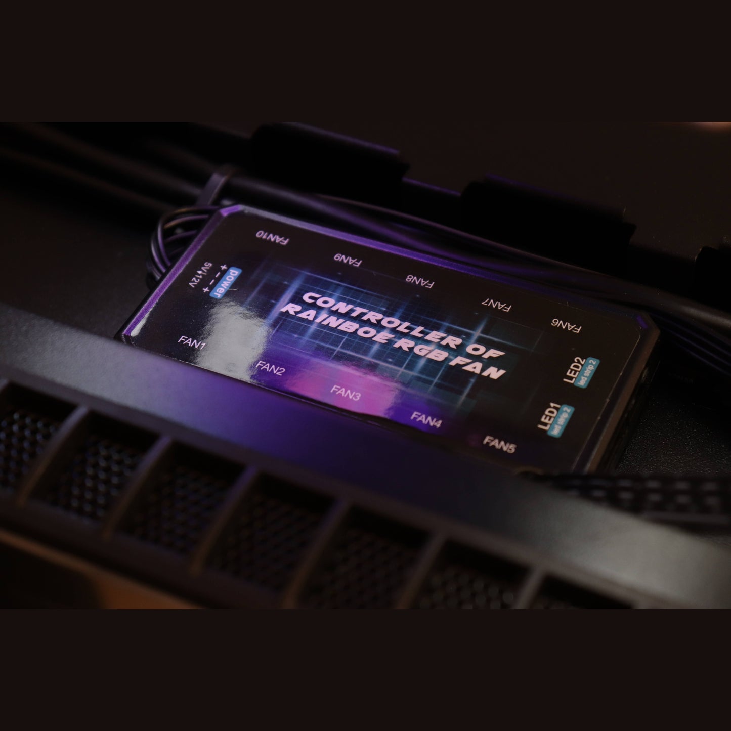 GABINETE GAMING NACEB TECHNOLOGY HYDRA CRYSTAL CASE NA-0602,ATX, NEGRO