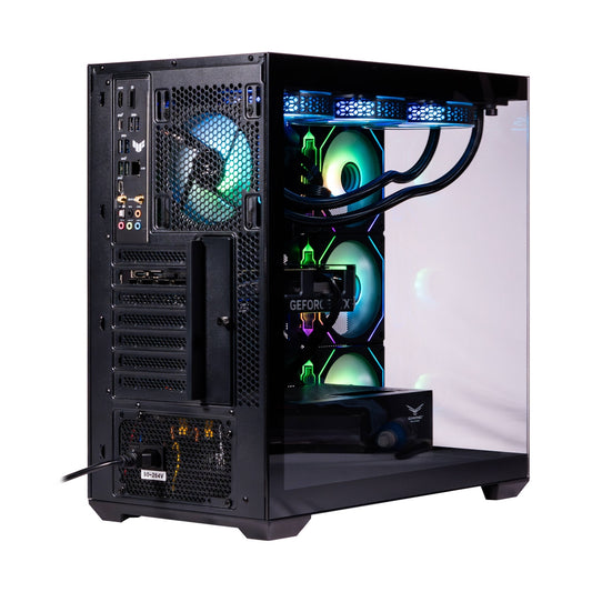 NACEB GABINETE GAMER MEDIA TORRE CRISTAL TEMPLADO, ATX, MICROATX, VENTILADORES 3 FRONTALES, 1 POSTERIOR ARGB, USB 3.0X2 HD AUDIO/MICRÓFONO X1 COLOR NEGRO N