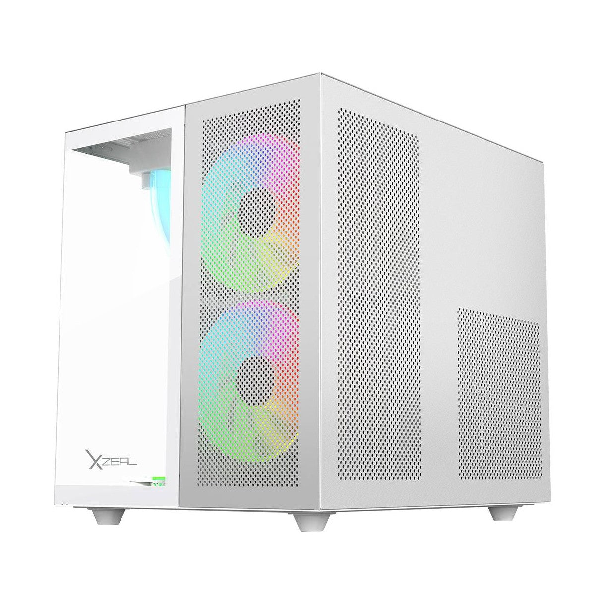 GABINETE CUBO GAMER CXI1 BLANCO. XZGAMC1W