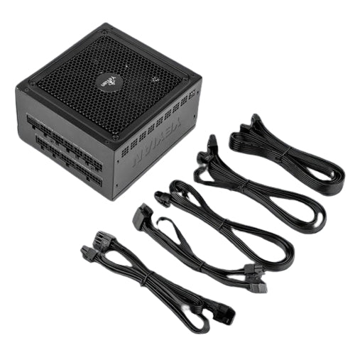 YEYIAN FUENTE DE PODER PEGASUS, ATX 3.0, 1000W, 80+ PLATINO, PCI-E GEN5, PROTECCION OCP/OVP/UV/SCP/OTP/OLP, VENTILADOR DINAMICO 140MM, YFP-1K031-01