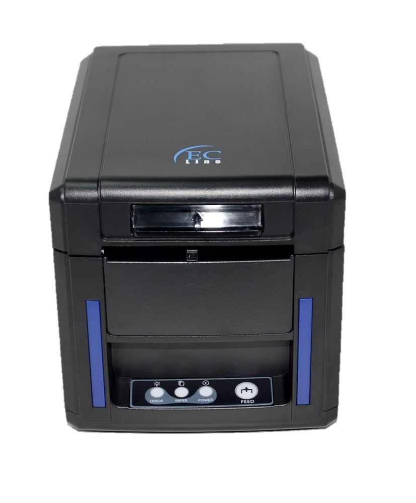 IMPRESORA TÉRMICA EC LINE EC-80340, TÉRMICA DIRECTA, 203 X 203 DPI, ALÁMBRICO