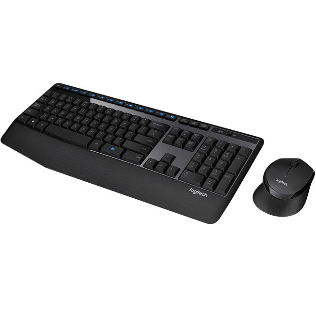 KIT DE TECLADO Y MOUSE LOGITECH MK345 , ESTÁNDAR, NEGRO, 10 M, 1000 DPI