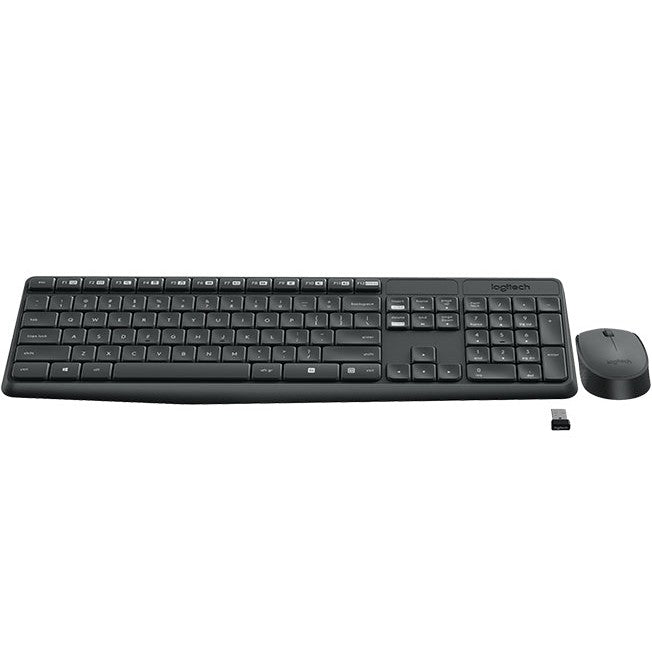 KIT DE TECLADO Y MOUSE LOGITECH , NEGRO, 10 M
