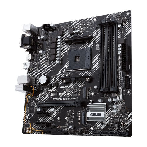 TARJETA MADRE ASUS PRIME B550M-K, MICRO ATX, AMD,RYZEN AM4,PCIE 4, HDMI / D-SUB / DVI, SATA 6 GBPS