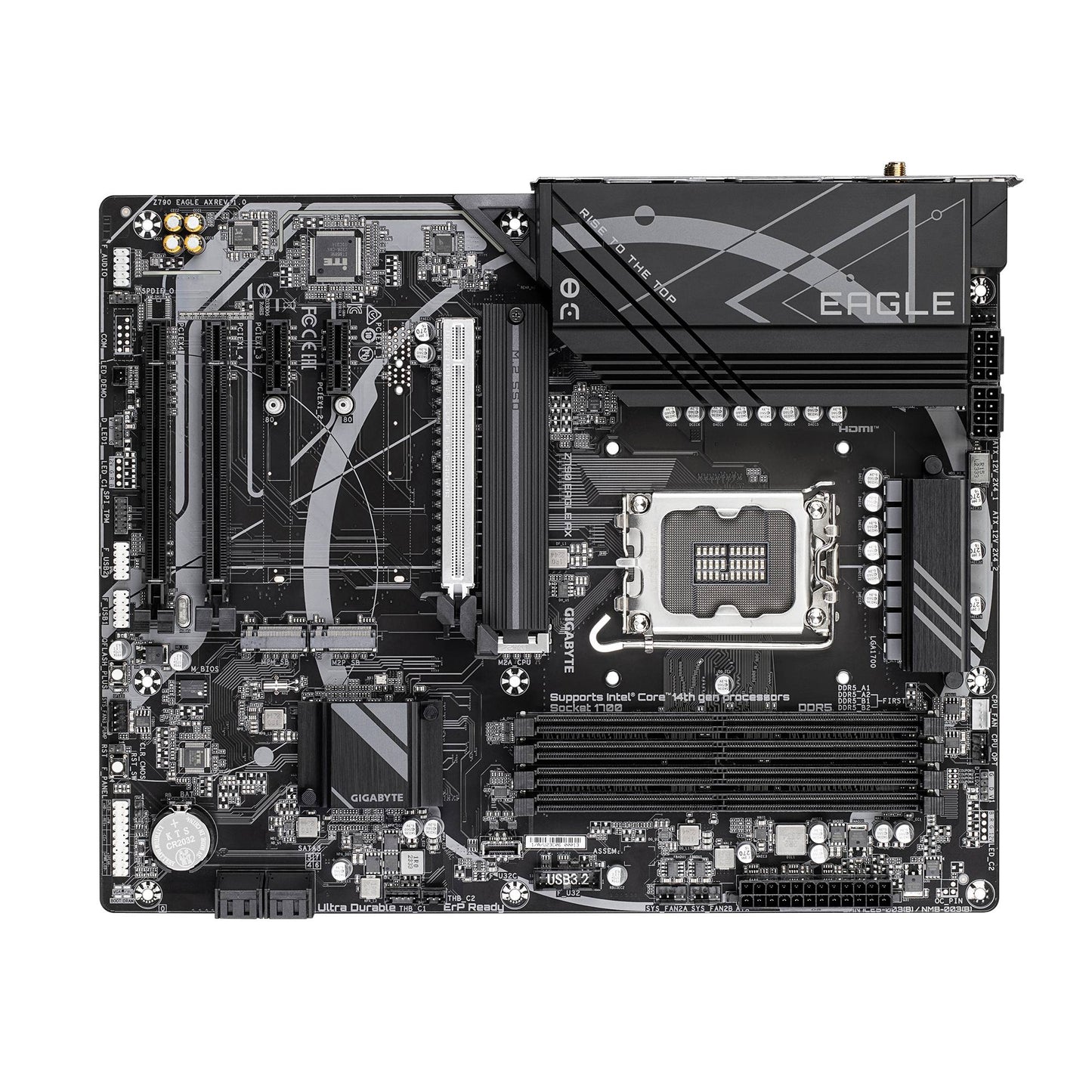 TARJETA MADRE GIGABYTE Z790 EAGLE AX, ATX, LGA 1700, INTEL Z790, 192GB DDR5, HDMI/DP PARA INTEL