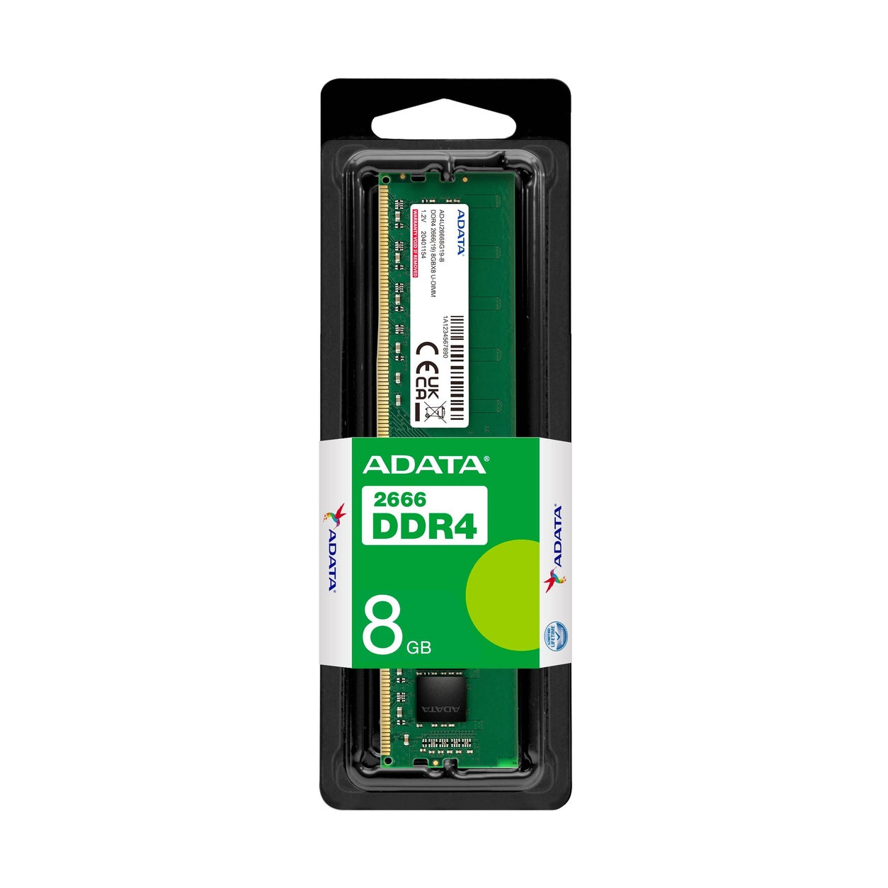 MEMORIA RAM ADATA PREMIER, 8 GB, DDR4, 2666 MHZ, UDIMM, PC DE ESCRITORIO