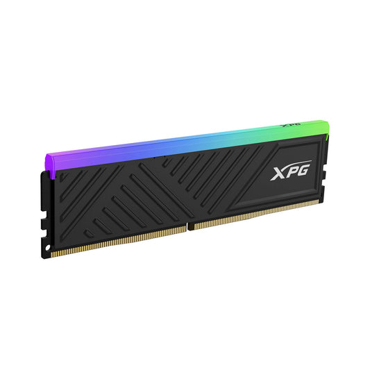 MEMORIA RAM ADATA XPG SPECTRIX D35G, DDR4 16GB UDIMM 3200MHZ, CON ILUMINACIÓN RGB. DISIPADOR NEGRO. AX4U320016G16A-SBKD35G