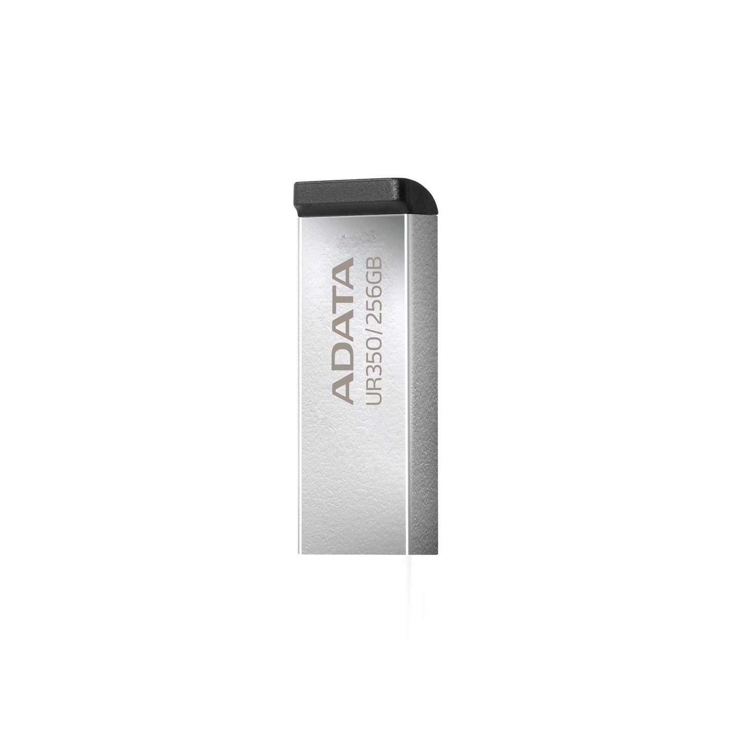 MEMORIA USB DE 256GB UR350 3.2 GEN 1 (RETROCOMPATIBLE 3.0 Y 2.0), DISEÑO ELEGANTE SIN TAPA. COLOR METÁLICO, NEGRO. UR350-256G-RSR/BK