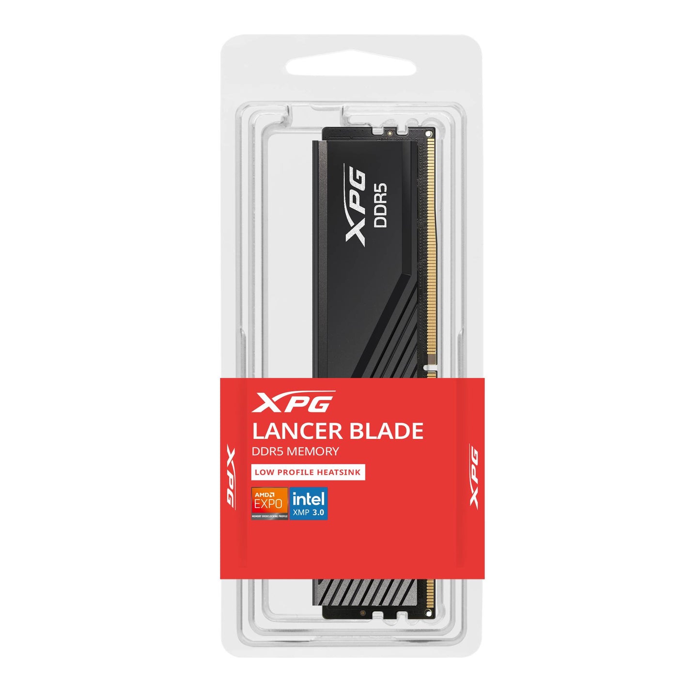 MEMORIA RAM ADATA XPG LANCER BLADE, DDR5 16GB UDIMM 6000MT/S. DISIPADOR ALUMINIO NEGRO. AX5U6000C4816G-SLABBK