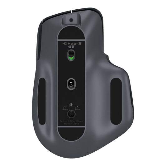 MOUSE LOGI MX MASTER 3S 910-007502, DPI 200 A 8000, 7 BOTONES, MOUSE RECARGABLE, ALCANCE 10M. 1 AÑO DE GARANTÍA DE HARDWARE LIMITADA. COLOR GRAFITO CLARO.