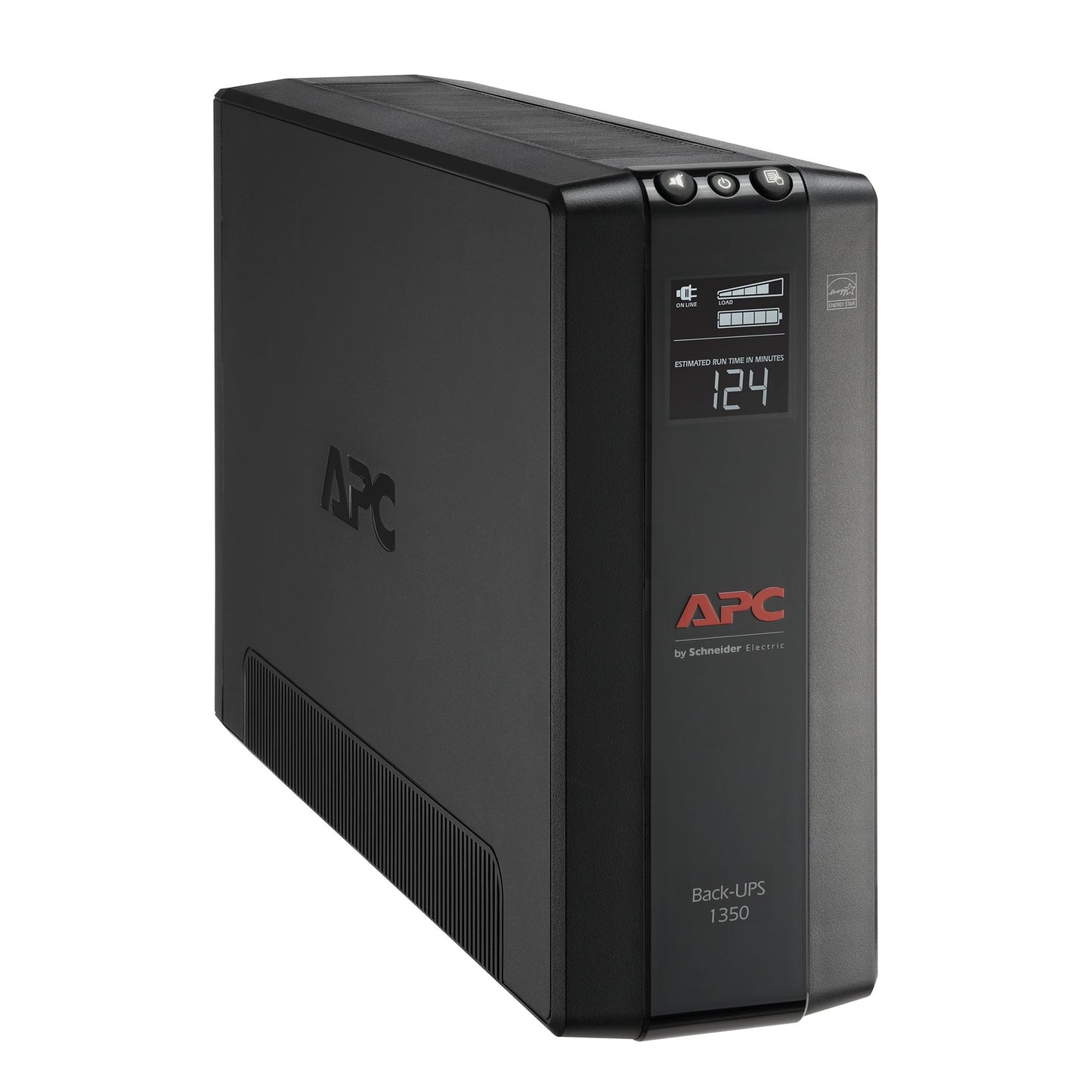 NO BREAK CAPACIDAD 1350 VA, 810 W, 120 V CON APC BX1350M-LM60, 1350 VA, 810 W, 16 H, NEGRO, INDUSTRIAL Y OFICINA
