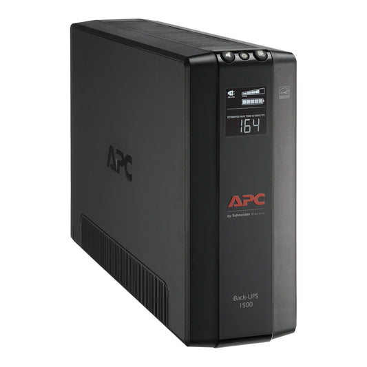 NO BREAK CAPACIDAD 1500 VA, 900 W, 120 V CON APC BX1500M-LM60, 1500 VA, 900 W, 16 H, NEGRO, INDUSTRIAL Y OFICINA