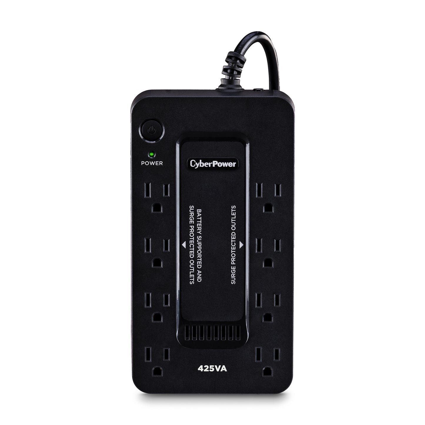NO BREAKS Y UPS CYBERPOWER ST425, 425 VA, 260 W, 8 H, NEGRO, NO BREAK