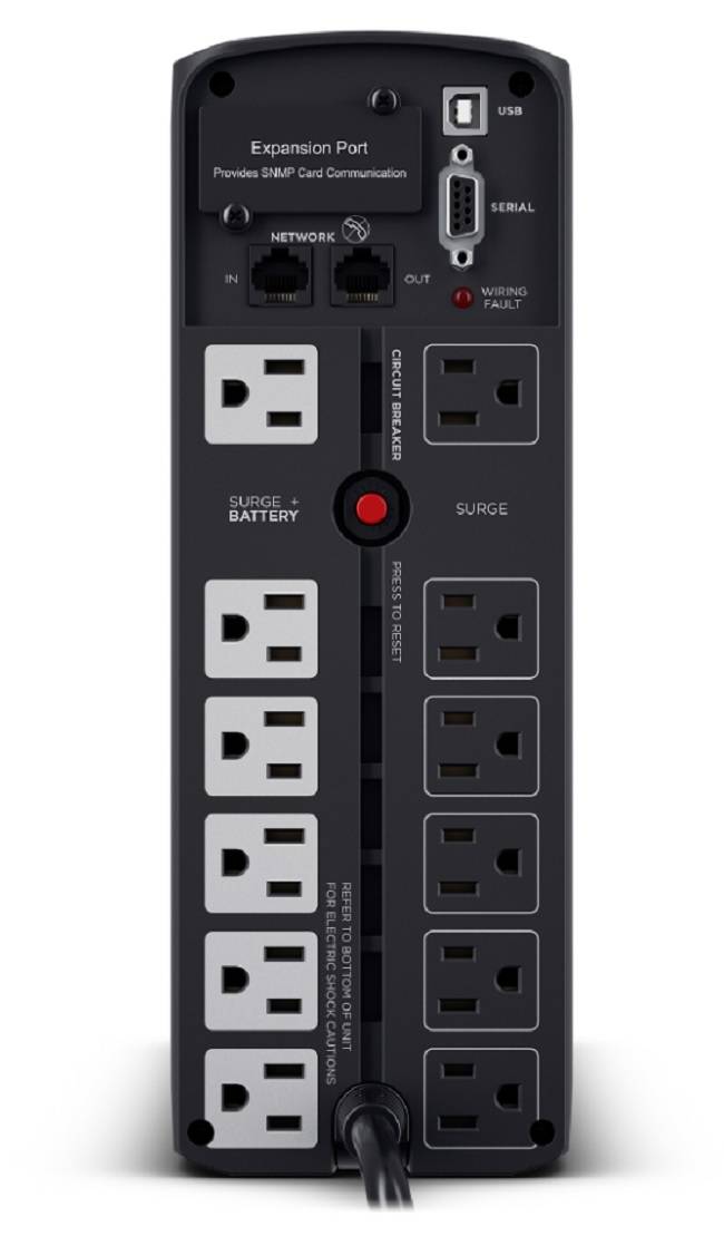 NO-BREAK CYBERPOWER CP1500PFCLCD, 1500 VA, 1000 W, 8 H, NEGRO