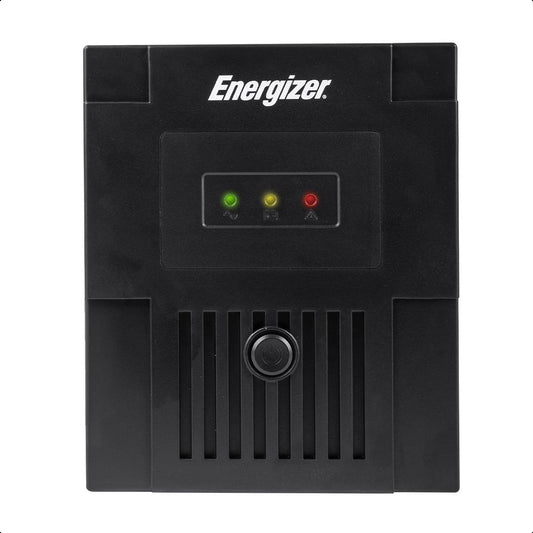 NO BREAK ENERGIZER 1500VA/900W (ERENUPS15VA). AVR, 2 BAT. 12V/9AH, 8 CONTACTOS (4 RESPALDO), LED/ALARMA. CERT. ROHS/NOM/CE. 2 AÑOS GTÍA.