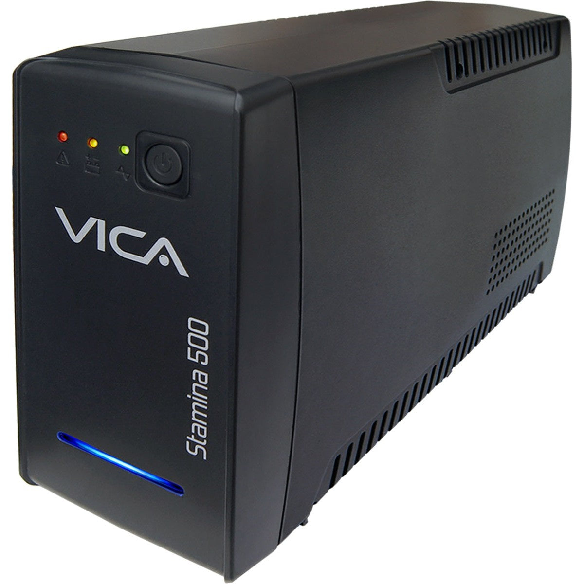 NO BREAK INTERACTIVO STAMINA 500, 500VA/300W, ENTRADA 127VCA 60HZ, SALIDA 120 VCA, 4 TOMAS REGULADAS Y RESPALDADAS/ 4 CON SUPRESOR, INDICADORES LED