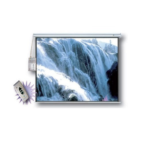 PANTALLA DE PROYECCIÓN SCREENS MSE244, 136 PULGADAS, ELÉCTRICA, COLOR BLANCO