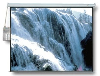 PANTALLA DE PROYECCIÓN MULTIMEDIA SCREENS MSE-305, 170 PULGADAS, ELÉCTRICA, COLOR BLANCO