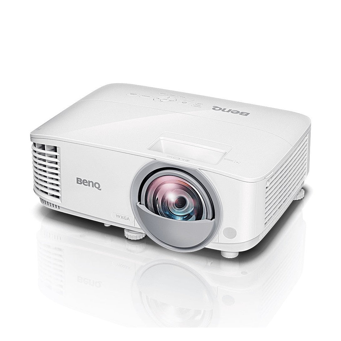 PROYECTOR BENQ MW826STH, 3500 LÚMENES ANSI, DLP, TIRO CORTO 0.49, WXGA (1280X800), 15000 H, BLANCO